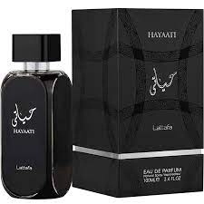 ادکلن حیاتی لطافه قیمت ادکلن شرکتی لطافه حیاتی مشکی Lattafa Hayaati