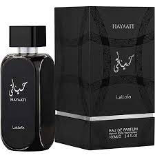 ادکلن حیاتی لطافه قیمت ادکلن شرکتی لطافه حیاتی مشکی Lattafa Hayaati